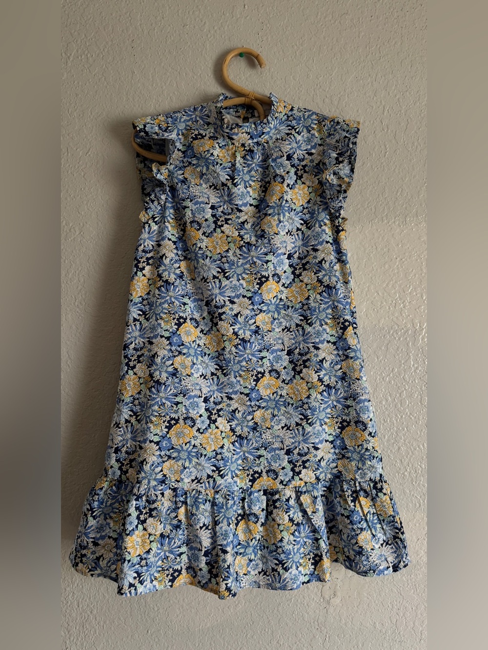 Anthropologie THML Floral Print Textured Mini Dress